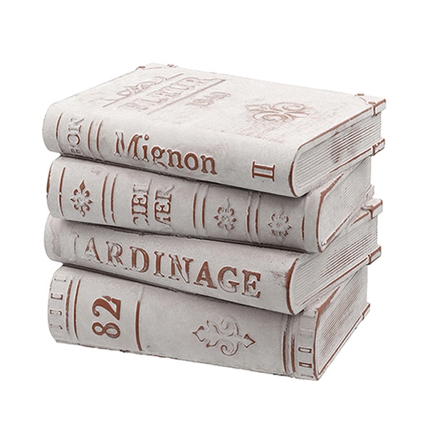 カルナック ヴィンテージブック 4-B ホワイト GR2402WH 1個(ご注文単位2個)【直送品】