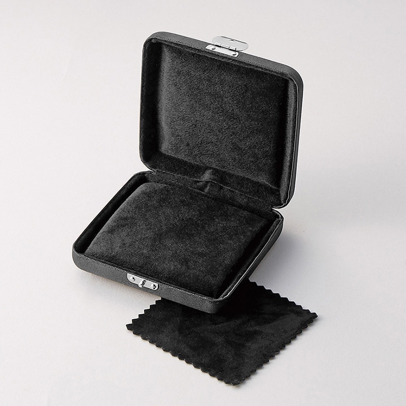 原口 ジュエリーケース フリーケース 黒 スポンジ入 F500CK 1個（ご