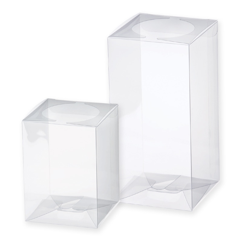HEIKO 箱 クリスタルBOX 円柱 98×200 1個(ご注文単位4個