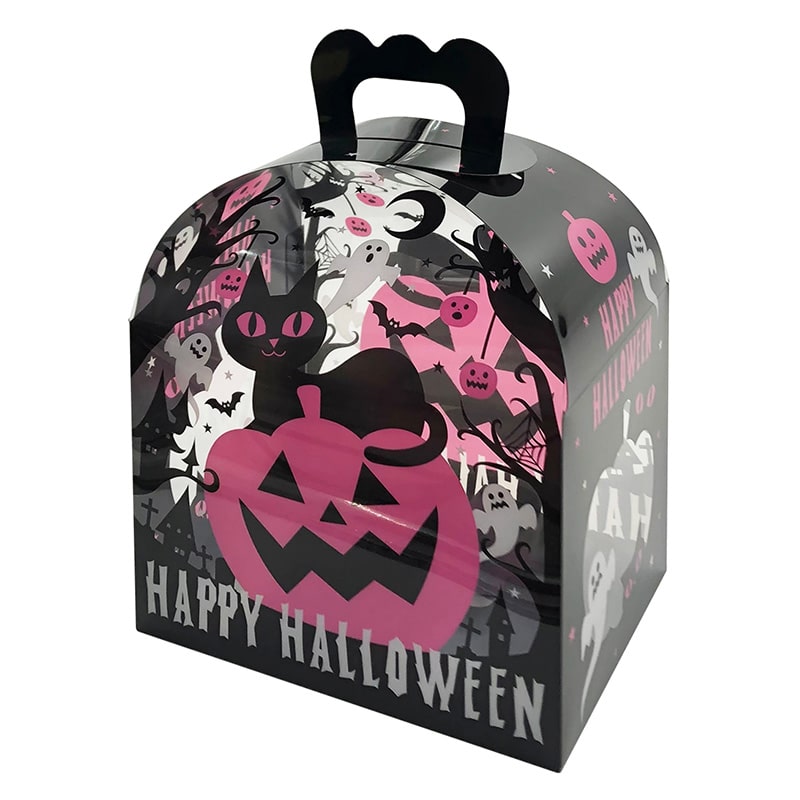 大森 クリアケース ギフトバック GB-600 ハロウィン7 100枚 /箱(ご注文単位1箱)【直送品】