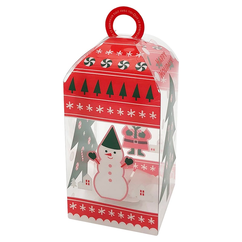 大森 クリアケース シェリー CRー70 クリスマス6 100枚/箱(ご注文単位1箱)【直送品】