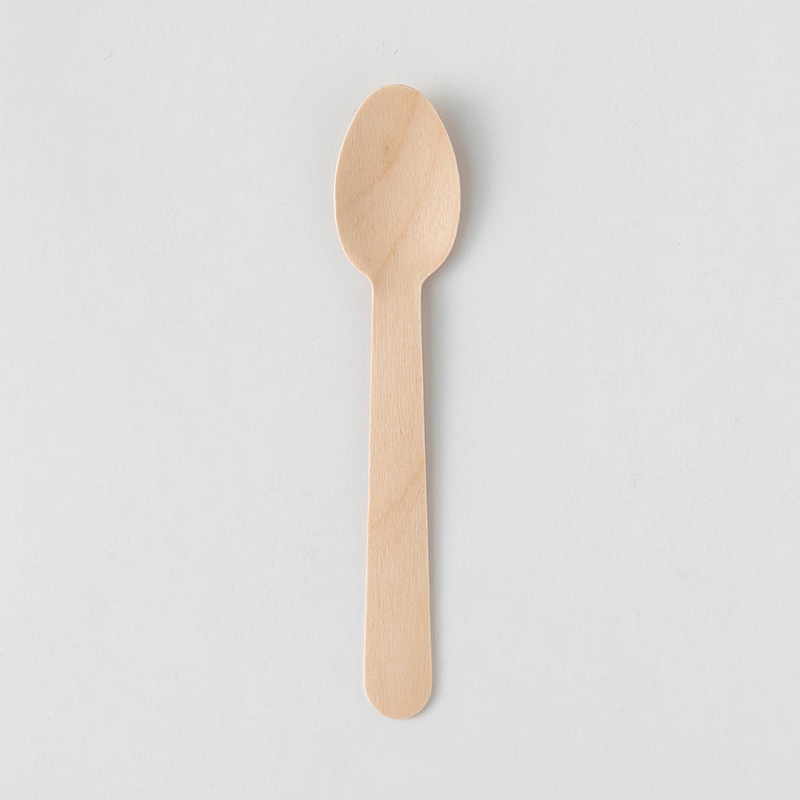 シモジマHEIKO 木製スプーン 110mm 未晒紙完封 #004514134 1セット（5000本：100本×50パック） シモジマHEIKO 木製フォークスプーン 140mm 未晒紙完封 #004514130 1