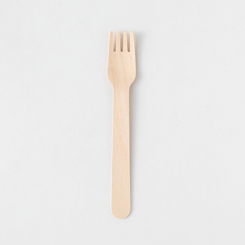 シモジマHEIKO 木製フォークスプーン 140mm バラ #004514126 1セット（3000本：100本×30パック） シモジマHEIKO 木製フォークスプーン 140mm バラ #004514126 1セット