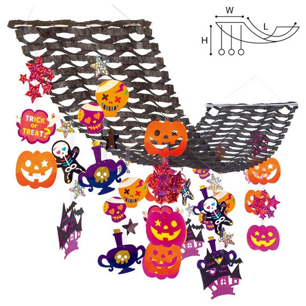 アルファ ガイコツハロウィンプリーツハンガー TA4-1148 1個(ご注文単位1個)【直送品】