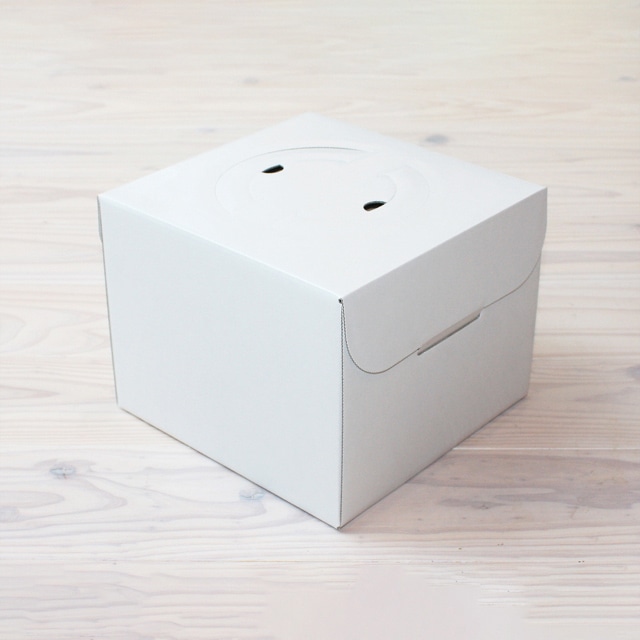 サガシキ ケーキ箱 白無地デコ箱 5号 H150 25枚入