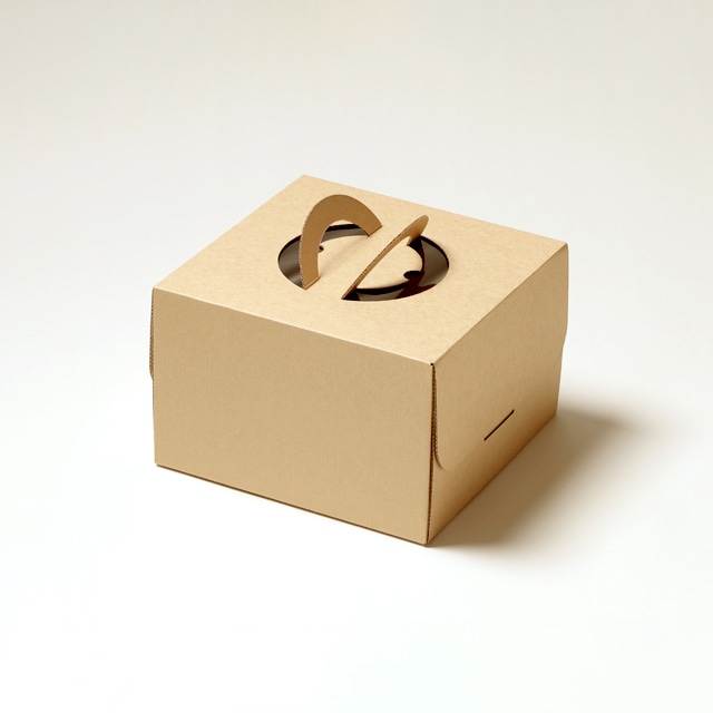 6寸ケーキ箱　50個 紙器］デコ箱 6号 50個入：紙器・貼箱・化成品製造から