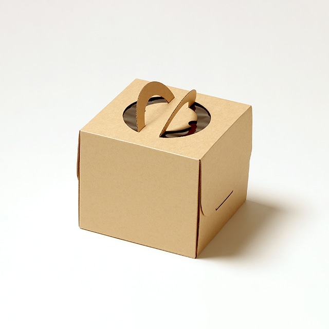 ケーキ箱 PC-カラー65 4号 ホワイト 10枚/袋 004260103 包装用品・店舗