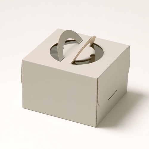 サガシキ ケーキ箱 ナチュラルグレー デコ箱 5号 H130 EGR001AA_S_100