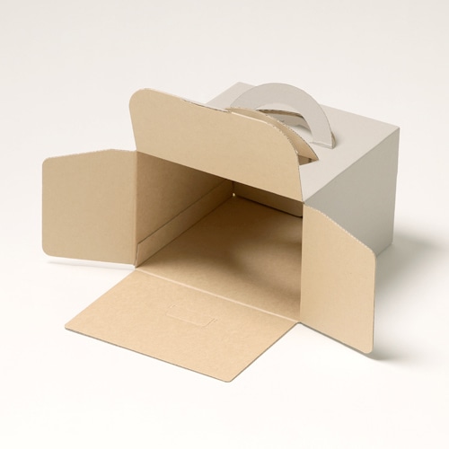 サガシキ ケーキ箱 ナチュラルグレー デコ箱 5号 H130 EGR001AA_S_100