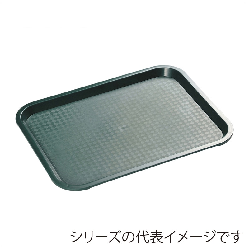 若泉漆器 角盆 黒天朱 新木目 尺1寸 ノンスリップ加工 1-72-5 1個（ご