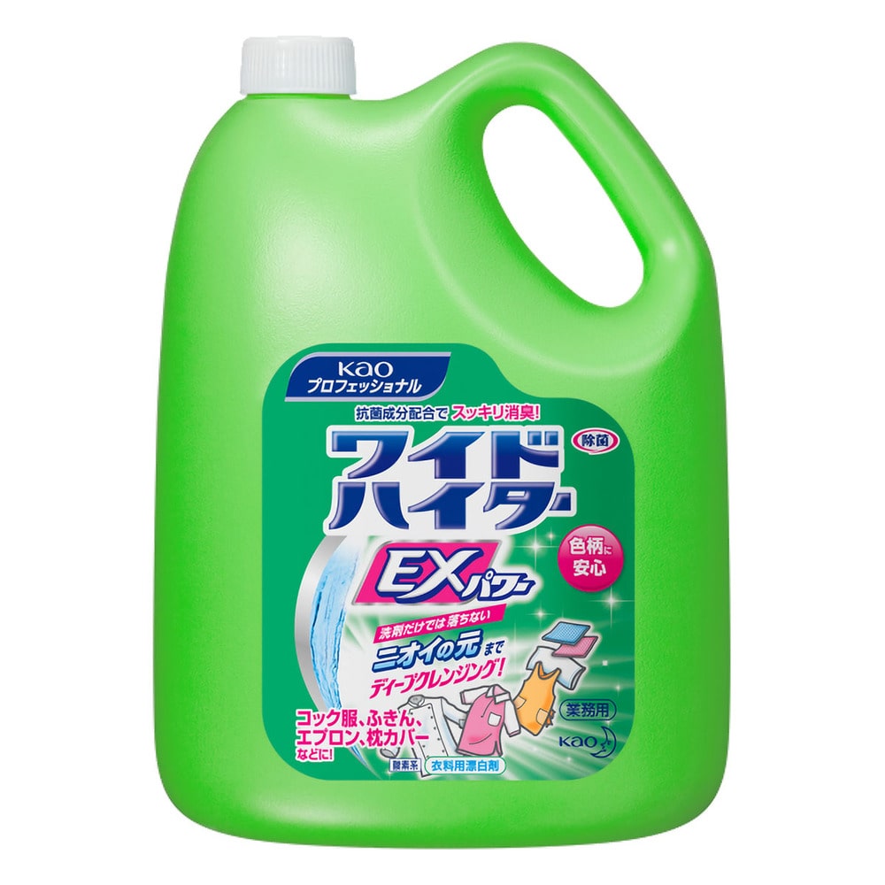 花王 洗剤 ワイドハイターEXパワー 4.5L 1本 004770168 包装用品