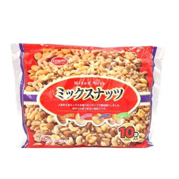 共立食品 ミックスナッツ 25g×10 常温 1個※軽（ご注文単位1個