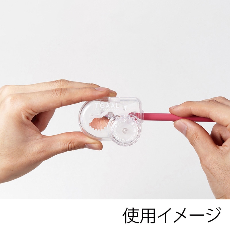 クツワ 透明鉛筆削りトガール RS028CL 1個（ご注文単位6個