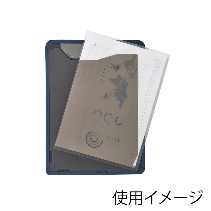 タブラセット　オマケ付き クツワ タブラ マグネットバインダー TA002NB ネイビー 1個（ご