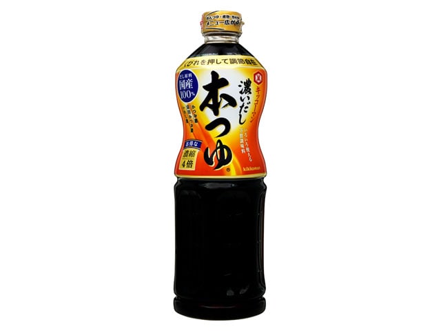 キッコーマン食品 濃いだし本つゆ 1L 常温 1本※軽（ご注文単位1本）※注文上限数12まで【直送品】 包装用品・店舗用品の業務用通販 シモジマ公式