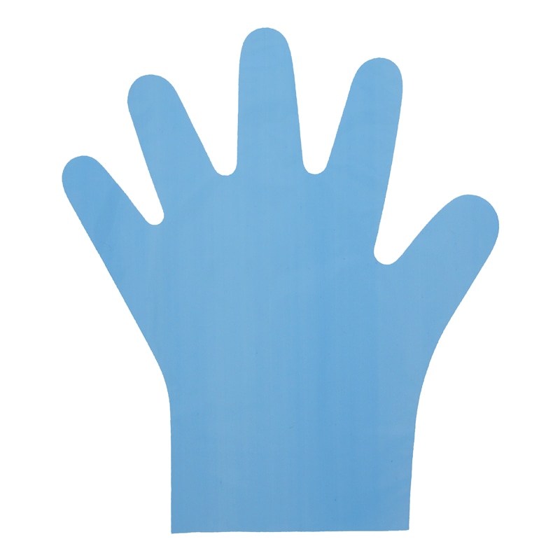 (まとめ) クラフトマン ポリエチレン手袋 M ブルー PGHK-05 1パック(200枚) 〔×30セット〕 クラフトマン ポリエチレン手袋 ブルー M 200枚入X50箱