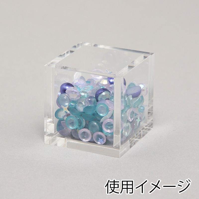 HEIKO アクリルサイコロ 5面体 30角 2個/袋 007307900 包装用品