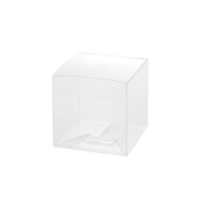 HEIKO PVC クリスタルボックス W 60×60×60 無地 10枚/袋