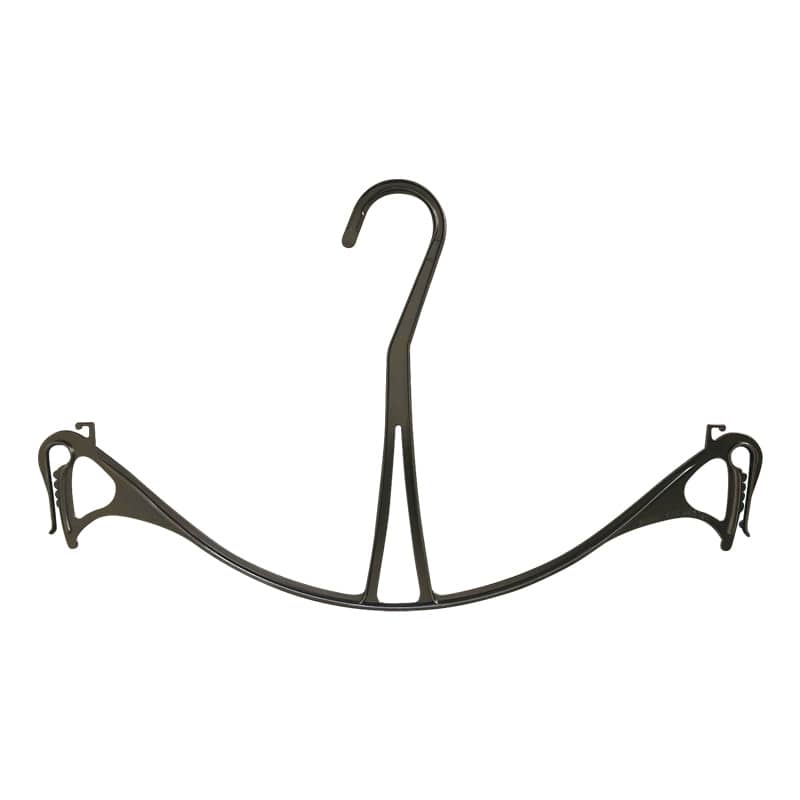 業務用 ボトム スカート ワンタッチ ハンガー 黒 24ｃｍ巾×135本組 業務用 ボトム スカート ワンタッチ ハンガー 黒 24ｃｍ巾×135本組