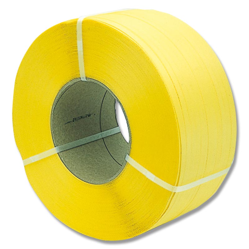 TRUSCO エコ自動梱包機用PPバンド 15.5mm×2500m 黒 TGPP-155E 1巻 トラスコ TRUSCO 自動梱包器用PPバンド幅15.5mmX長さ2500m 黄 GPP-155