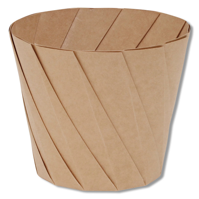 シンメイ 食品容器 おりがみカップ 大 茶 20枚/袋