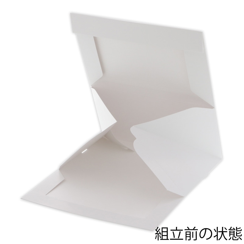 HEIKO 箱 サイドオープンケーキ箱 3号 白 ケーキ6個用 10枚/袋