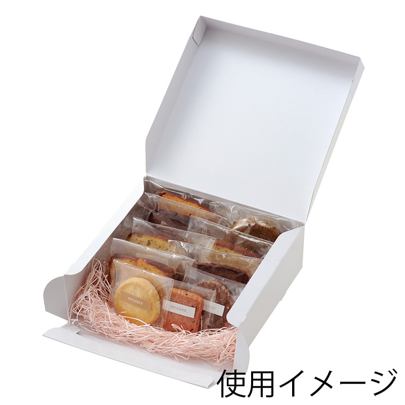 ケーキ箱 PC-カラー65 5号 ホワイト 10枚/袋 004260104 包装用品