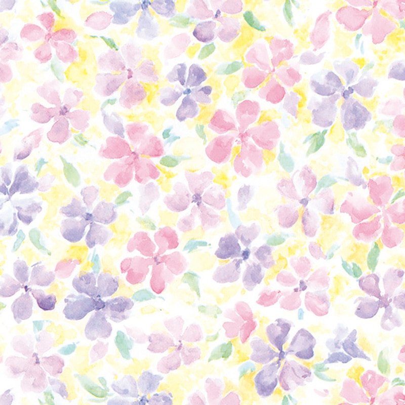 HEIKO 包装紙 半才 フラワーカクテル 100枚/袋