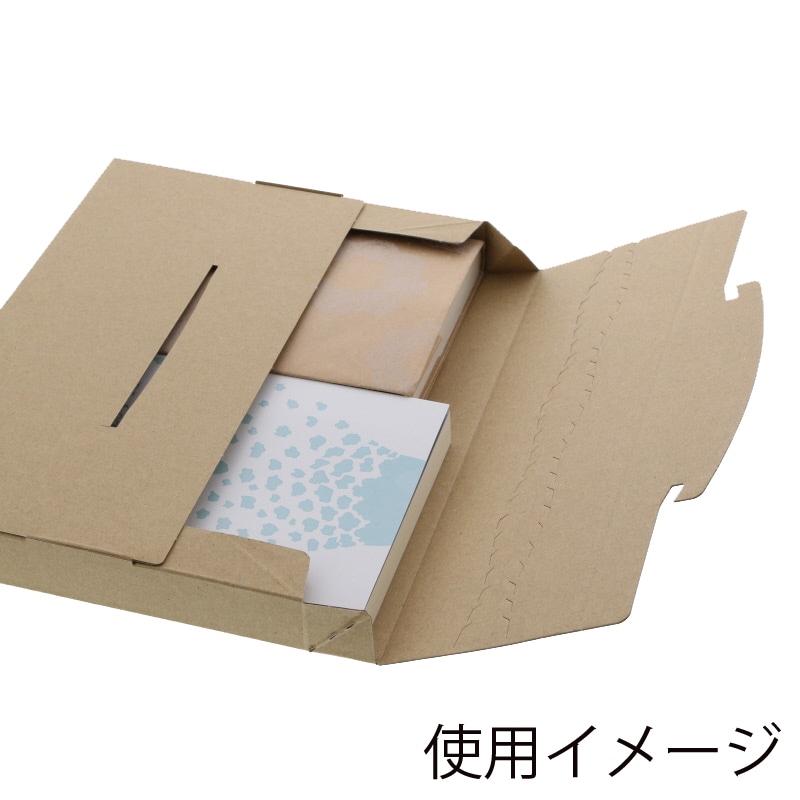 HEIKO 箱 ラクポスBOX 265-30 クラフト 10枚/袋 002123034 包装