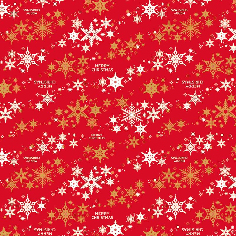 HEIKO クリスマス包装紙 半才 スノーエフェクトR 50枚/袋