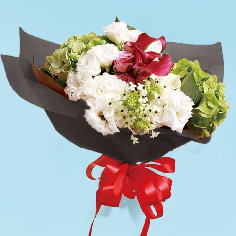 HEIKO フラワーラッピングロール Fラップ 81 ブラック 幅65cm×20m巻 1