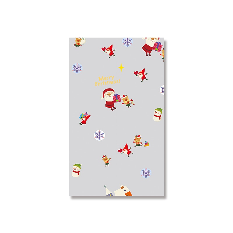 HEIKO クリスマスOPP袋 クリスタルパック SS サンタの贈り物 50枚/袋