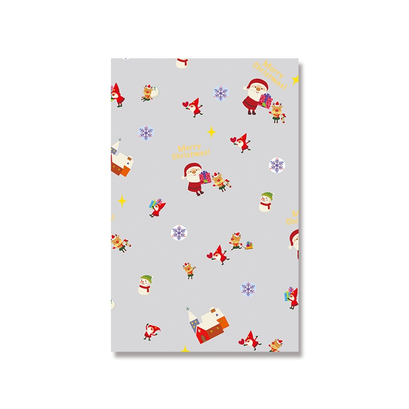 HEIKO クリスマスOPP袋 クリスタルパック S-1 サンタの贈り物 50枚/袋