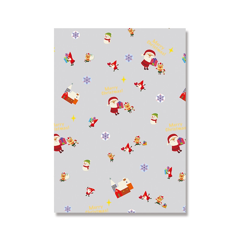 HEIKO クリスマスOPP袋 クリスタルパック M-1 サンタの贈り物 50枚/袋