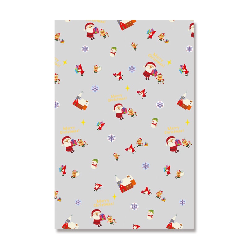 HEIKO クリスマスOPP袋 クリスタルパック L-1 サンタの贈り物 50枚/袋