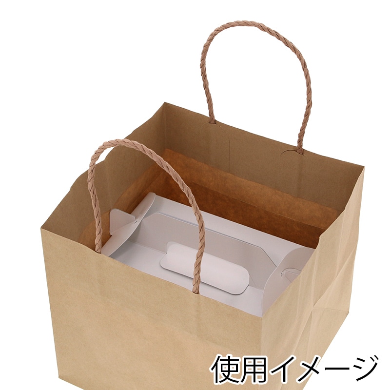 HEIKO 紙袋 Pスムースバッグ 22-22 未晒無地 25枚/袋 003154211 包装