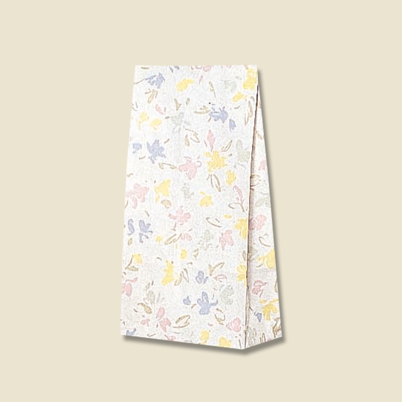 HEIKO 角底袋 ファンシーバッグ S2 ペールフラワー 100枚/袋 003050200