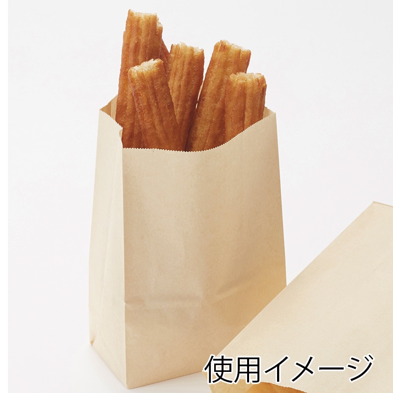 HEIKO 耐油角底袋 S1F 未晒無地 50枚/袋 004090101 包装用品
