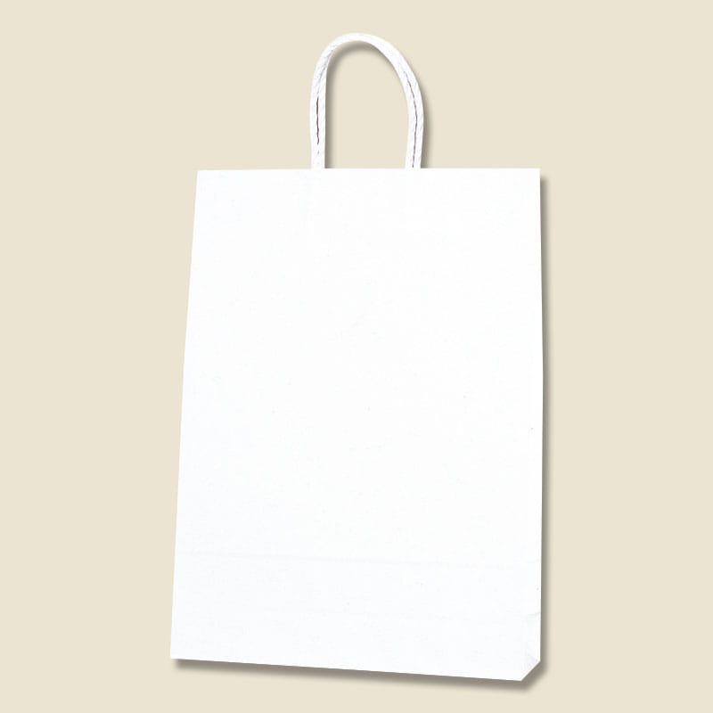 HEIKO 紙袋 スムースバッグ 2才 白無地 25枚/袋