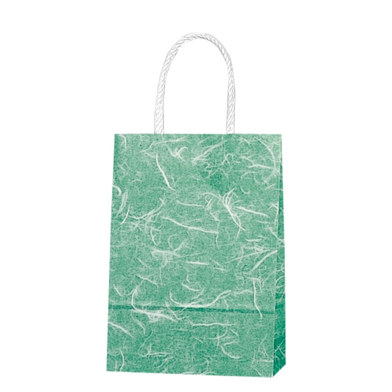 HEIKO 紙袋 スムースバッグ 18-07 雲竜 緑 25枚/袋