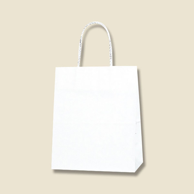 HEIKO 紙袋 スムースバッグ 22-12 白無地 25枚/袋