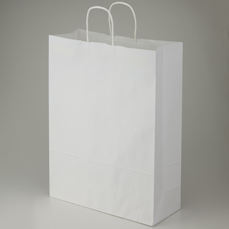 HEIKO 紙袋 25チャームバッグ 25CB カスタムB 晒白無地 50枚/袋