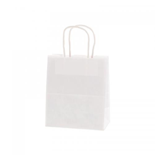 HEIKO 紙袋 25チャームバッグ 25CB 21-12 晒白無地 50枚/袋