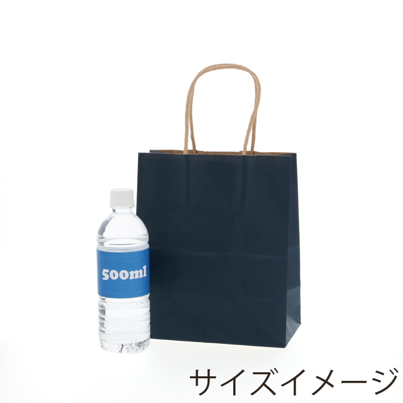 HEIKO 紙袋 25チャームバッグ 25CB 21-12 未晒 紺C 50枚/袋