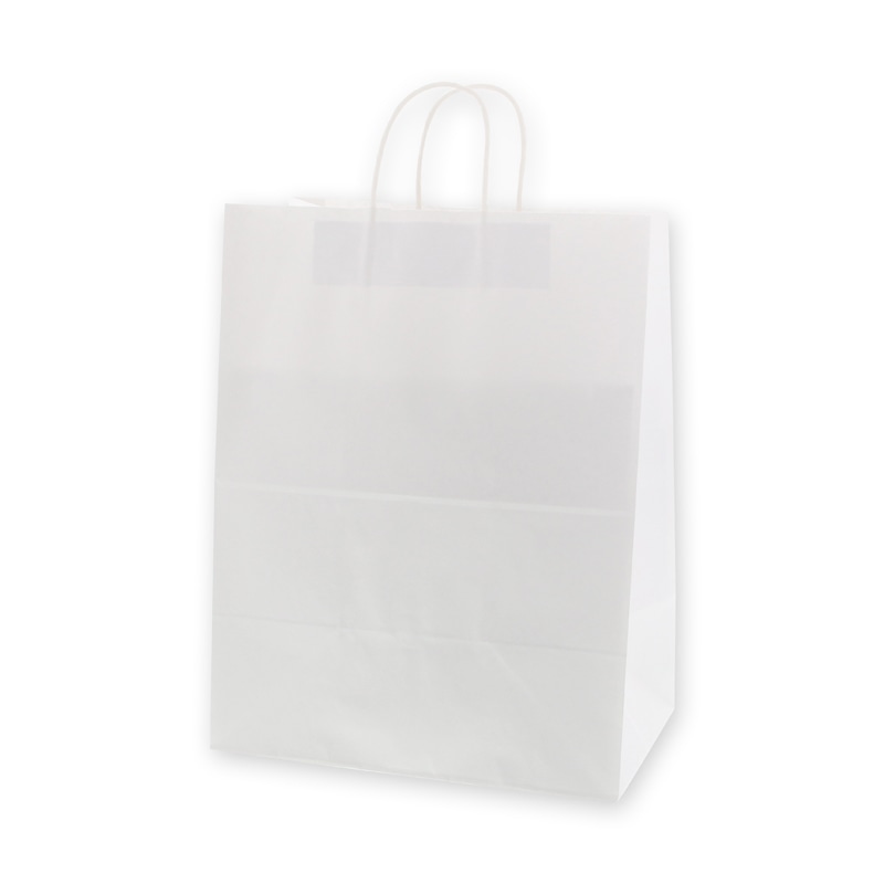 HEIKO 紙袋 25チャームバッグ 25CB 34-2 晒白無地 50枚/袋