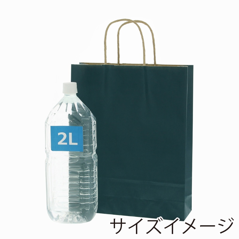 HEIKO 紙袋 25チャームバッグ 25CB MS1 未晒 紺C 50枚/袋