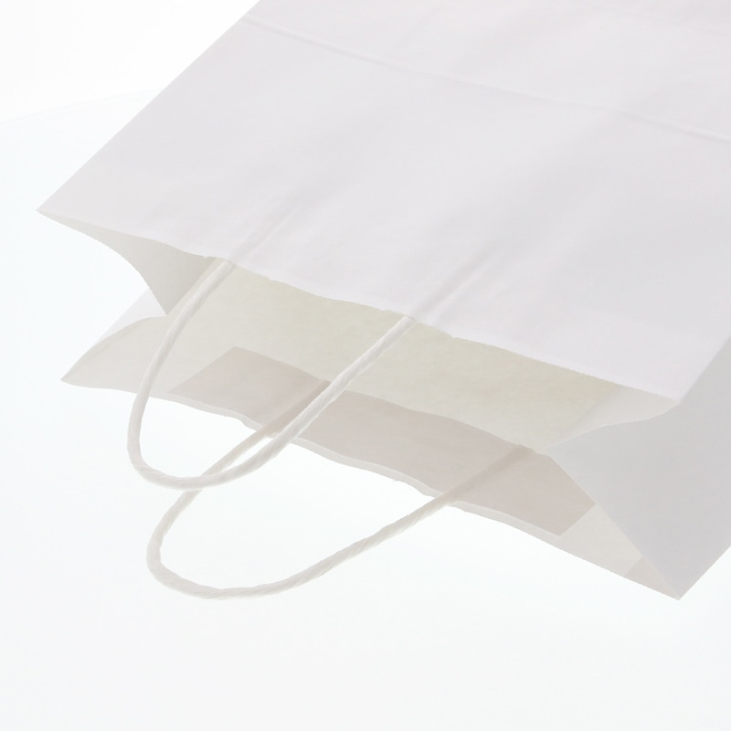 HEIKO 紙袋 25チャームバッグ 25CB W 晒白無地 50枚/袋 003270600 包装