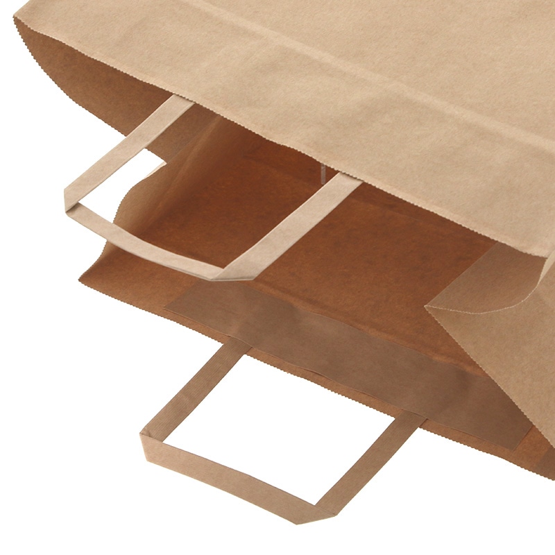 SWAN 紙袋 Nフラットチャームバッグ 300-1(平手) 未晒無地 50枚