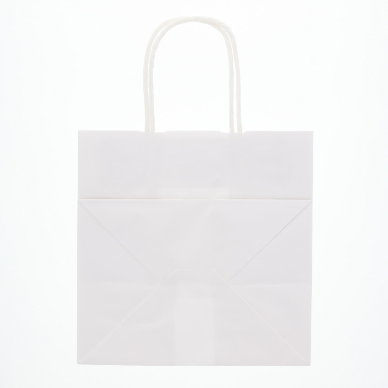 のがみ　紙袋 HEIKO 紙袋 25チャームバッグ 25CB 24-17 晒白無地 50枚/袋