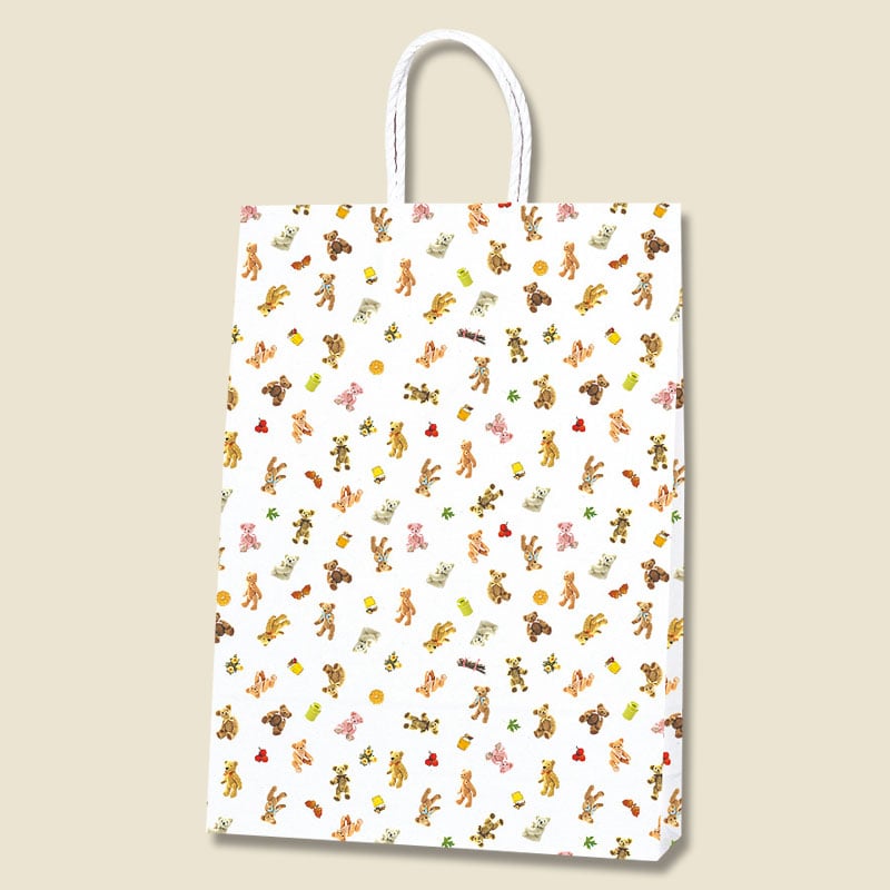 HEIKO 紙袋 Pスムースバッグ 2才 プチベア 25枚/袋